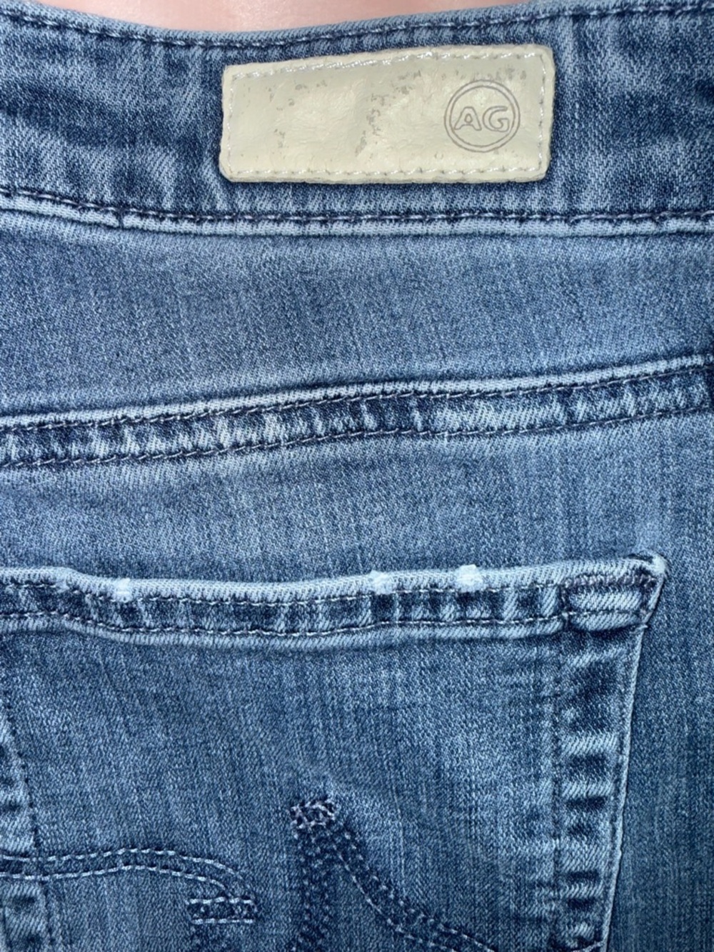 AG Adriano Goldschmeid The Farrah Skinny Crop High Rise Jean Women’s 28 R Ankle - Picture 15 of 15